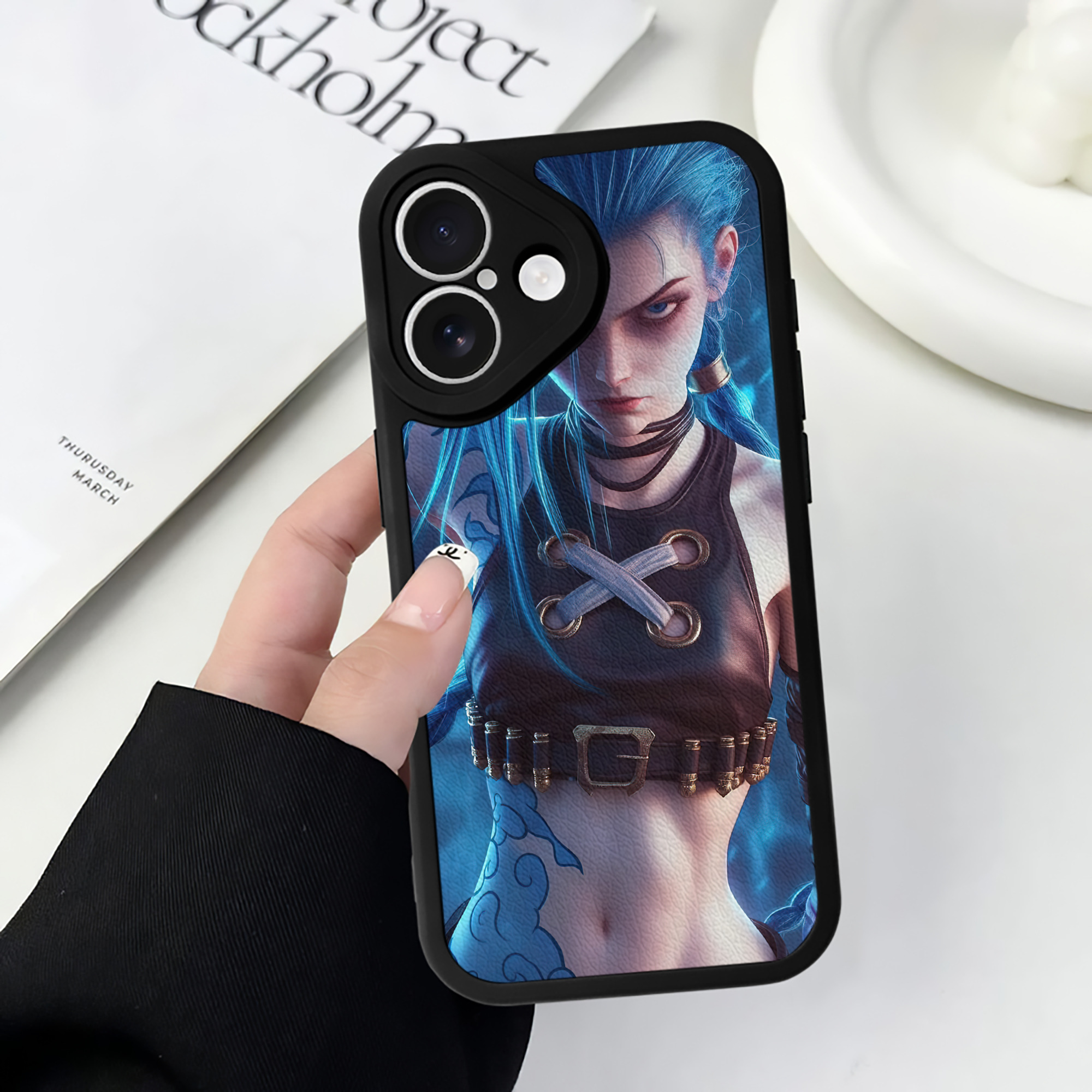 リーグ・オブ・レジェンド League of Legends LOL 【iPhone 16シリーズ対応】シリコンスマホケース（レザー調） 材質：シリコン
